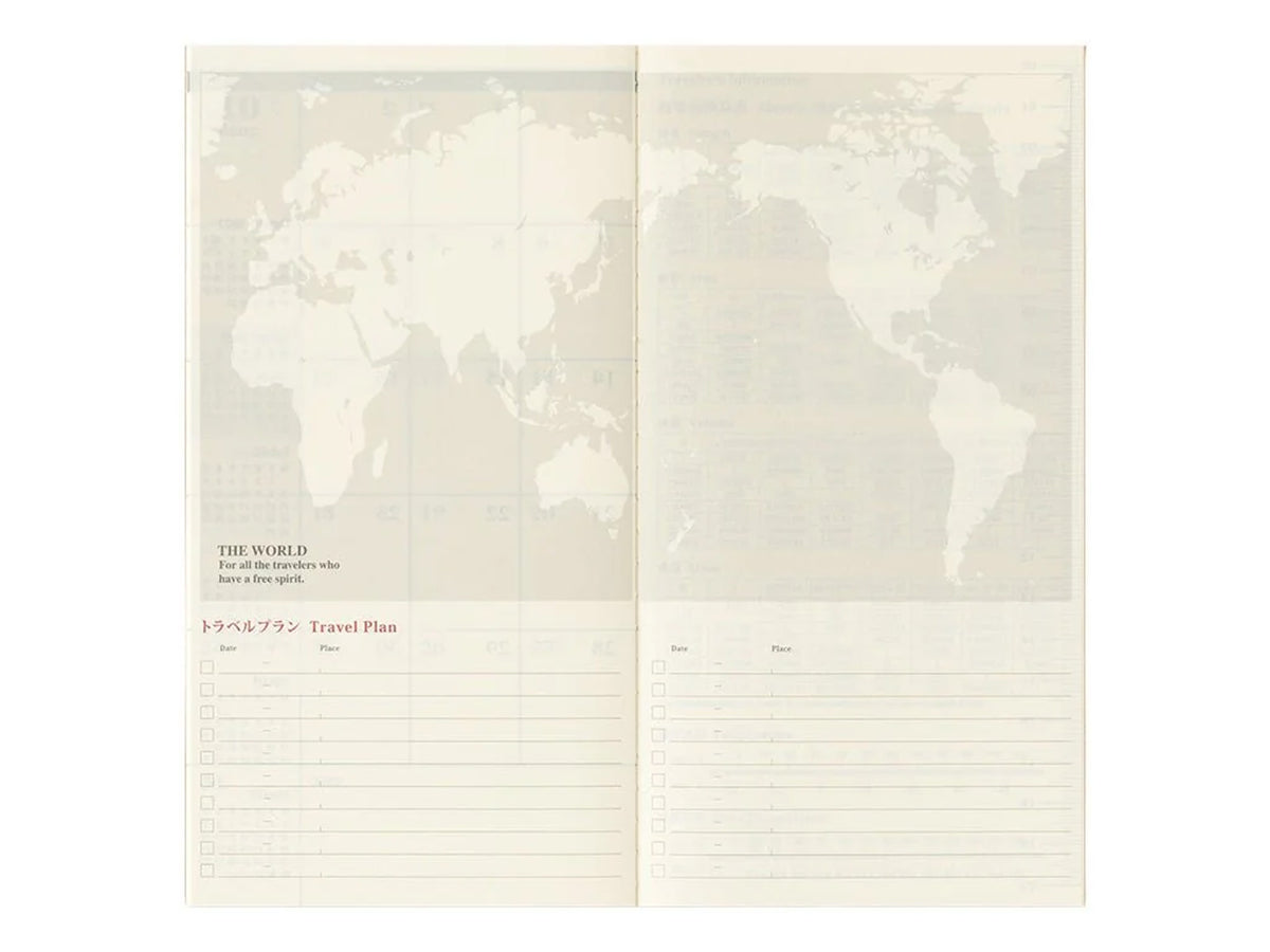TRAVELER'S Notebook 2027 Monthly - Regular Size