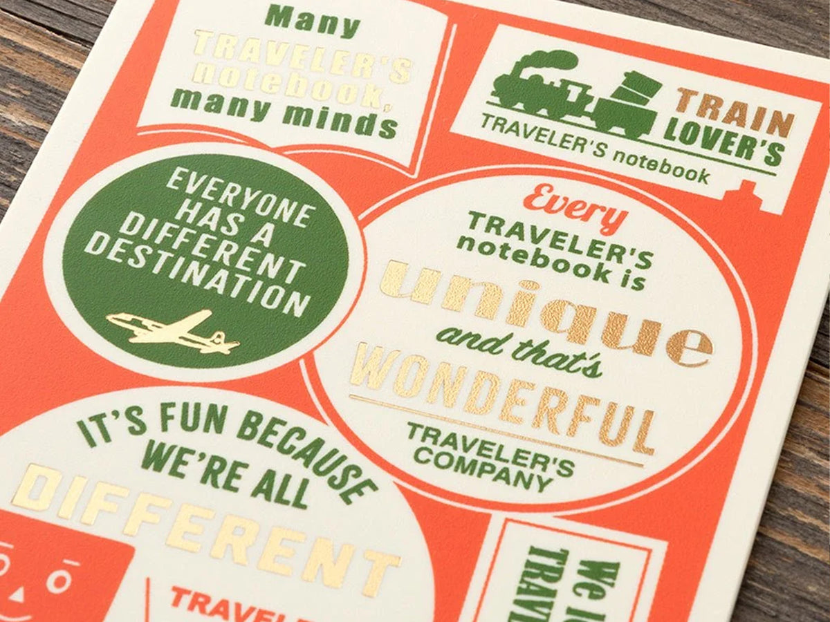 TRAVELER'S Notebook 2027 Plastic Sheet - Passport Size