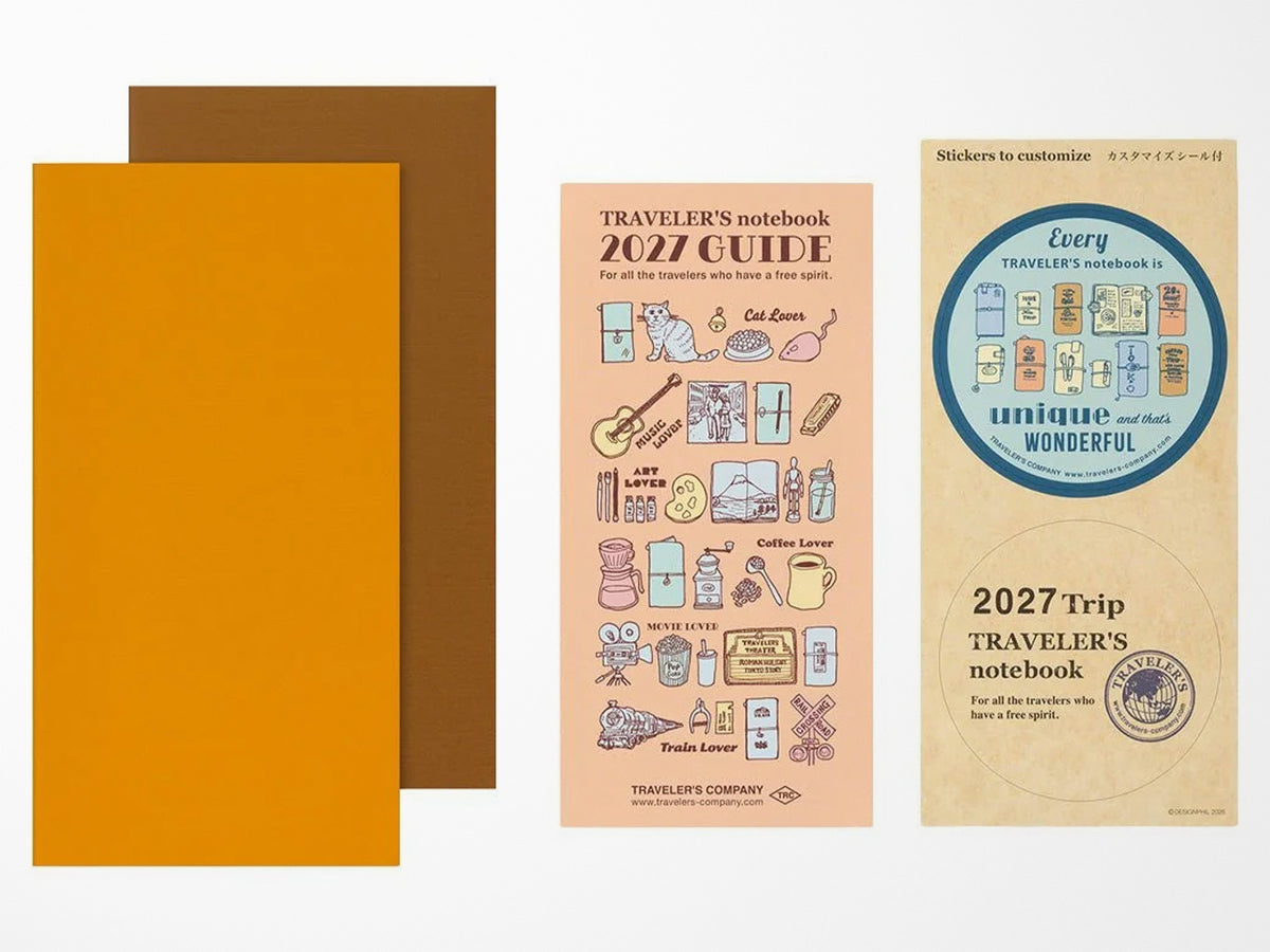 TRAVELER'S Notebook 2027 Weekly Vertical - Regular Size