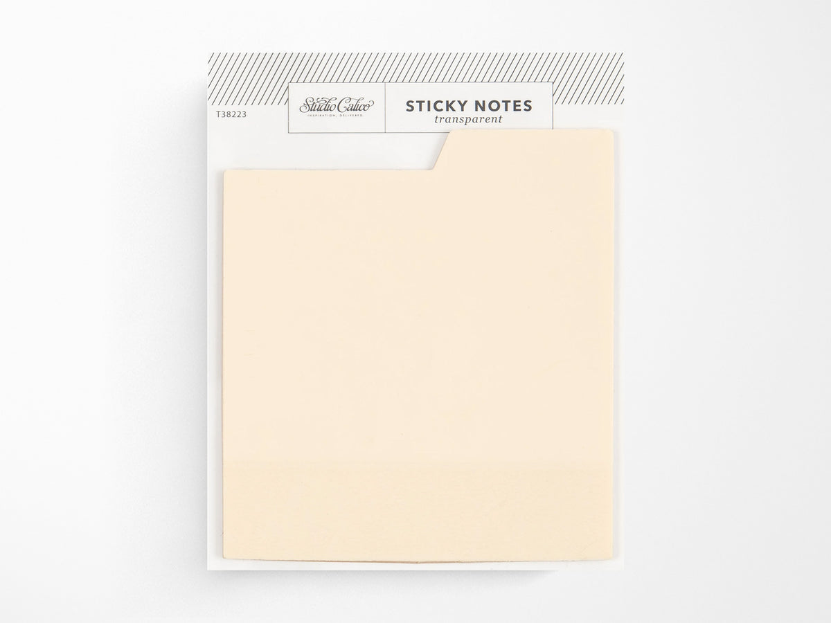 Tabbed Transparent Sticky Notes