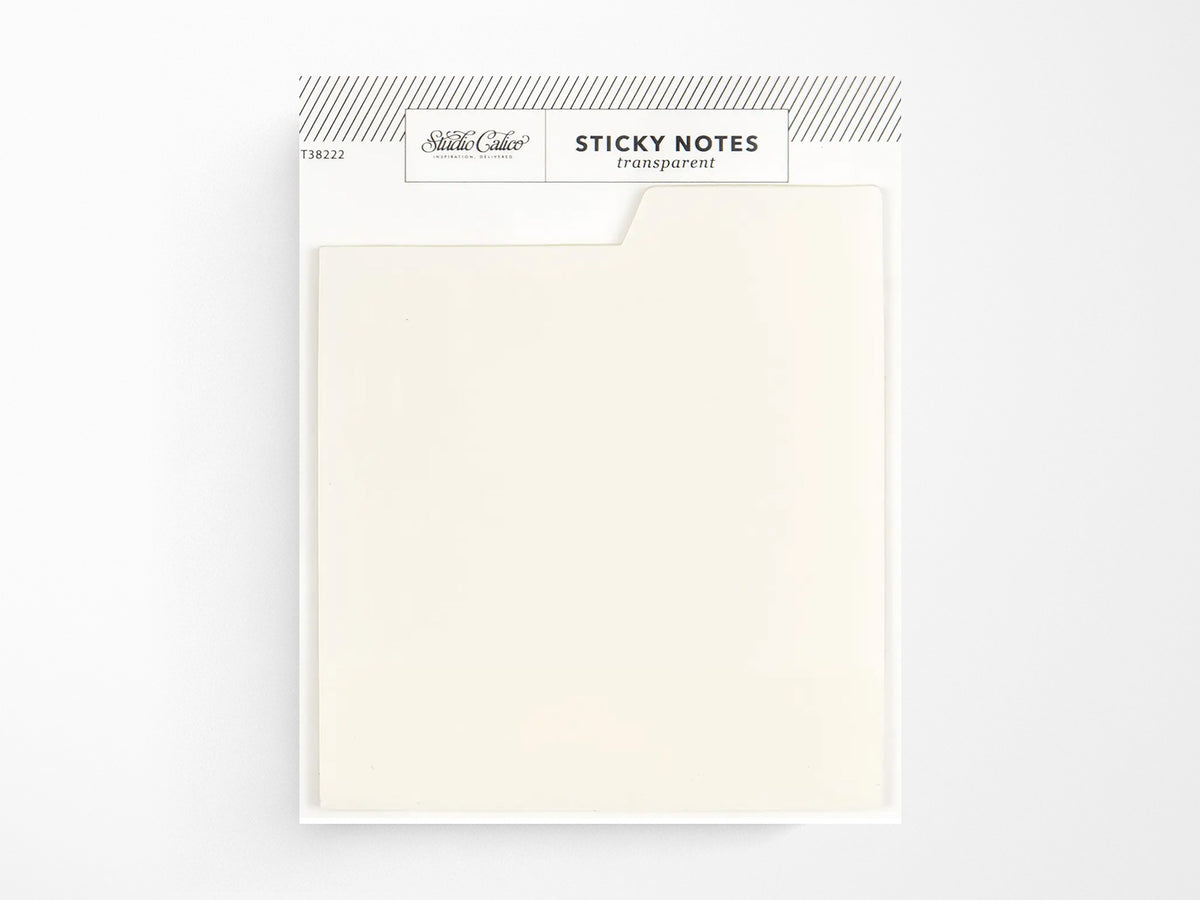 Tabbed Transparent Sticky Notes