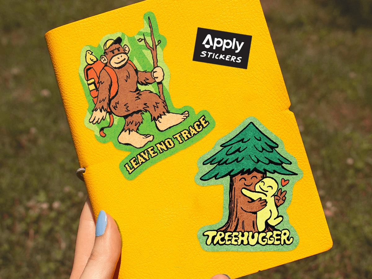 Tree Hugger Vinyl Sticker