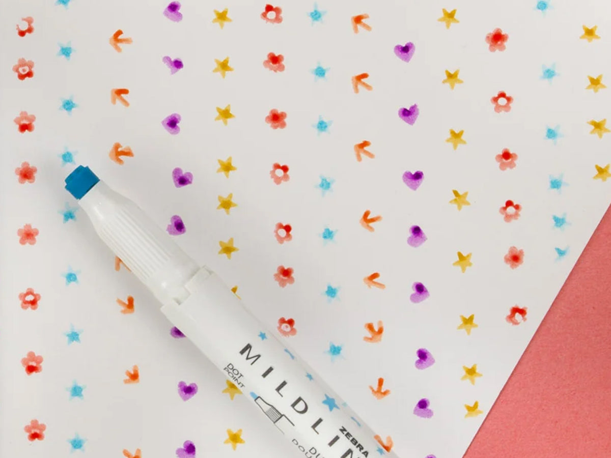 Zebra Mildliner Dual-Tip Stamp Markers