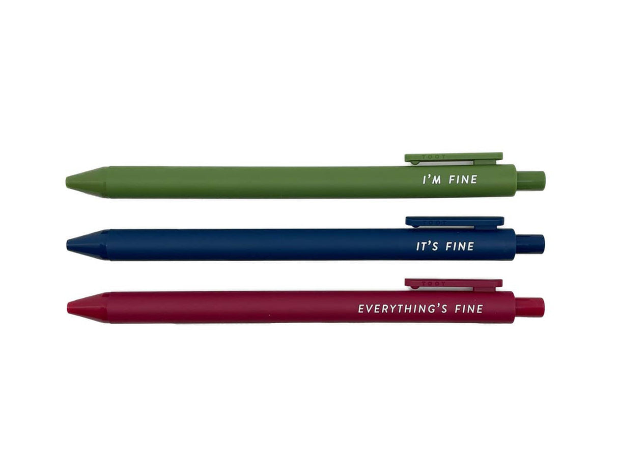 Everything's Fine Pen Set