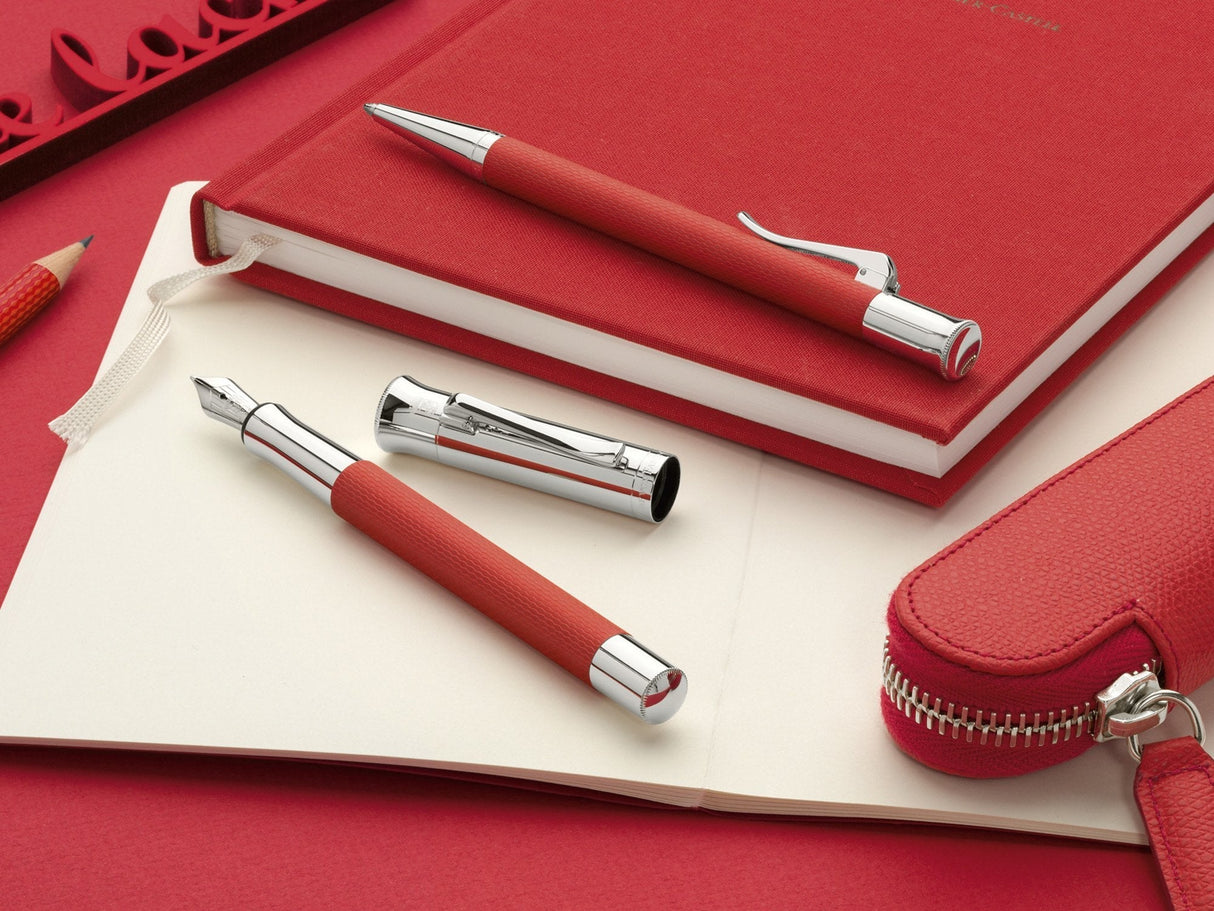 Graf von Faber Castell Guilloche INDIA RED Collection