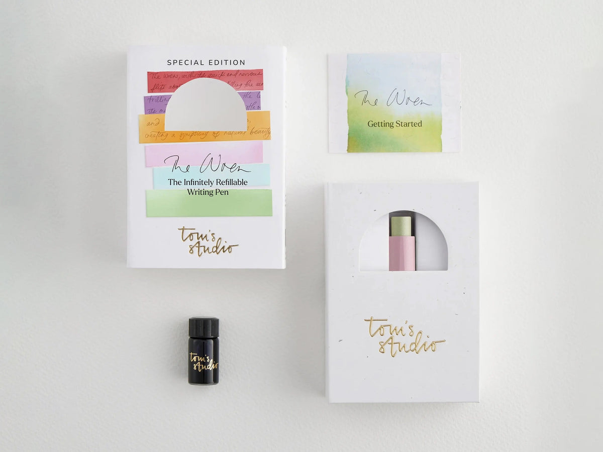 Tom's Studio The Wren - Color Block Refillable Writing Pen