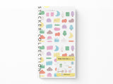 Midori Stickers - 2746 Side Frame Loose Illustration