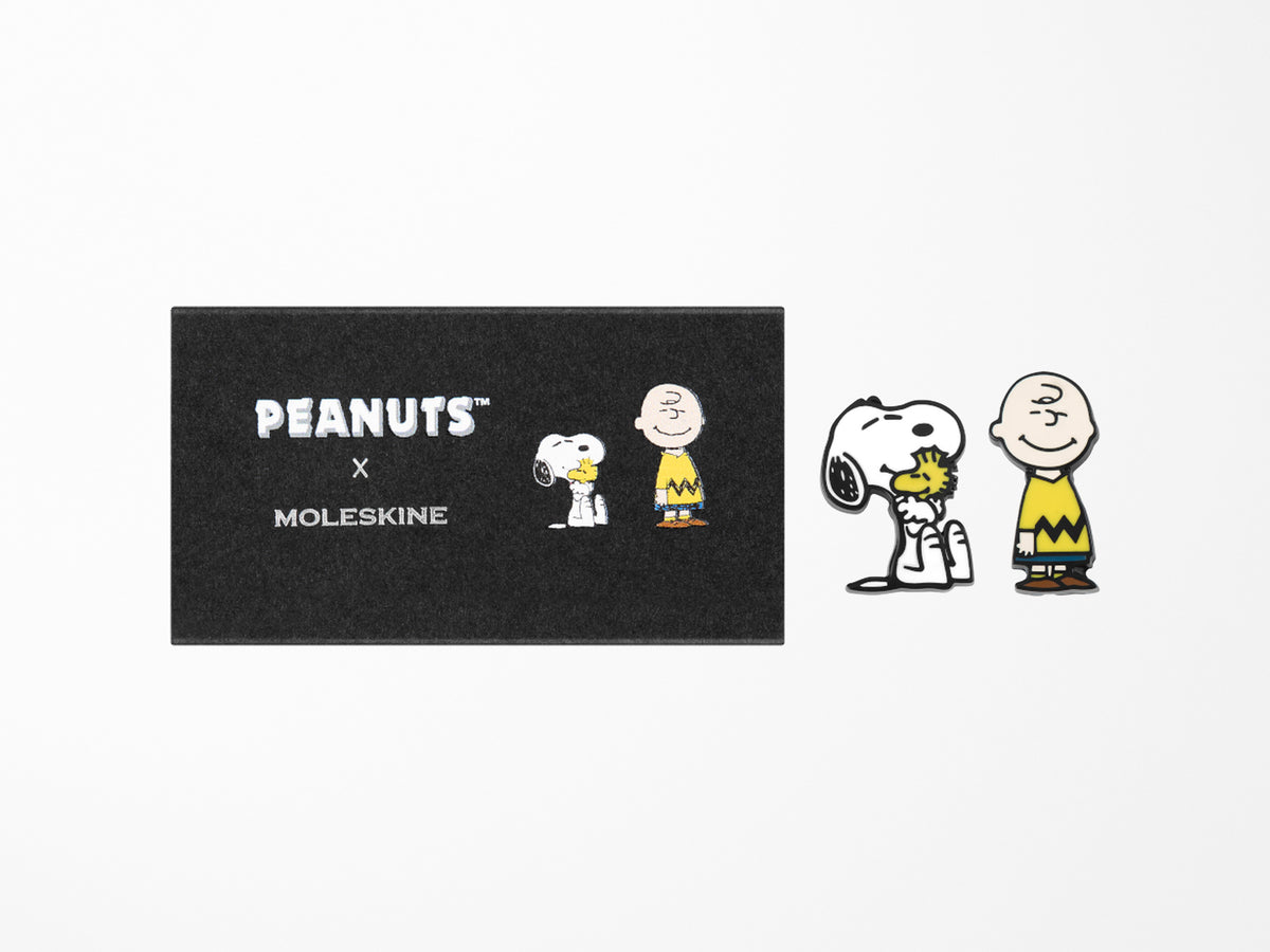 Moleskine x Peanuts Personalization Pins, Set of 2