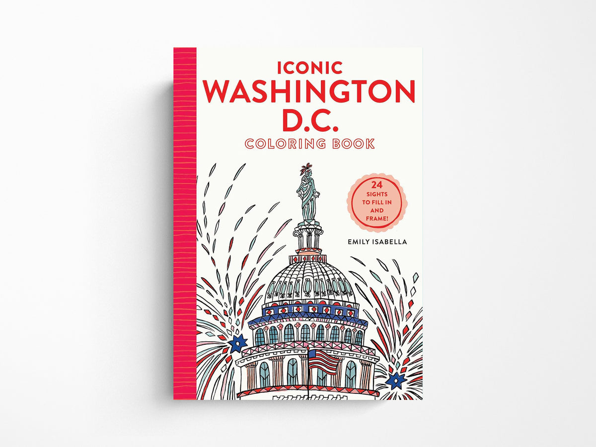 Iconic Washington DC Coloring Book