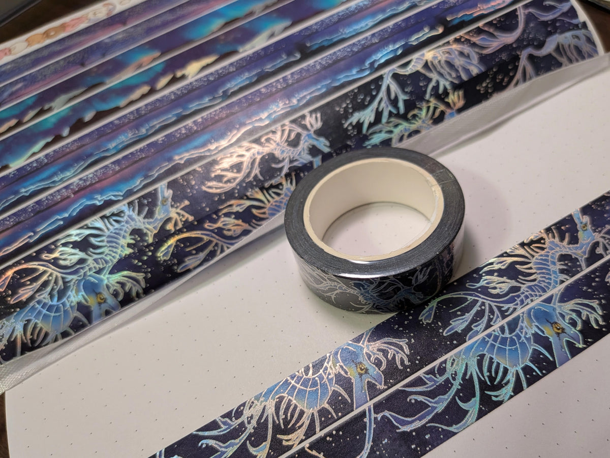 Holographic Leafy Sea Dragon Washi Tape