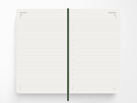 Moleskine 2027 Daily Planner - Myrtle Green Hardcover