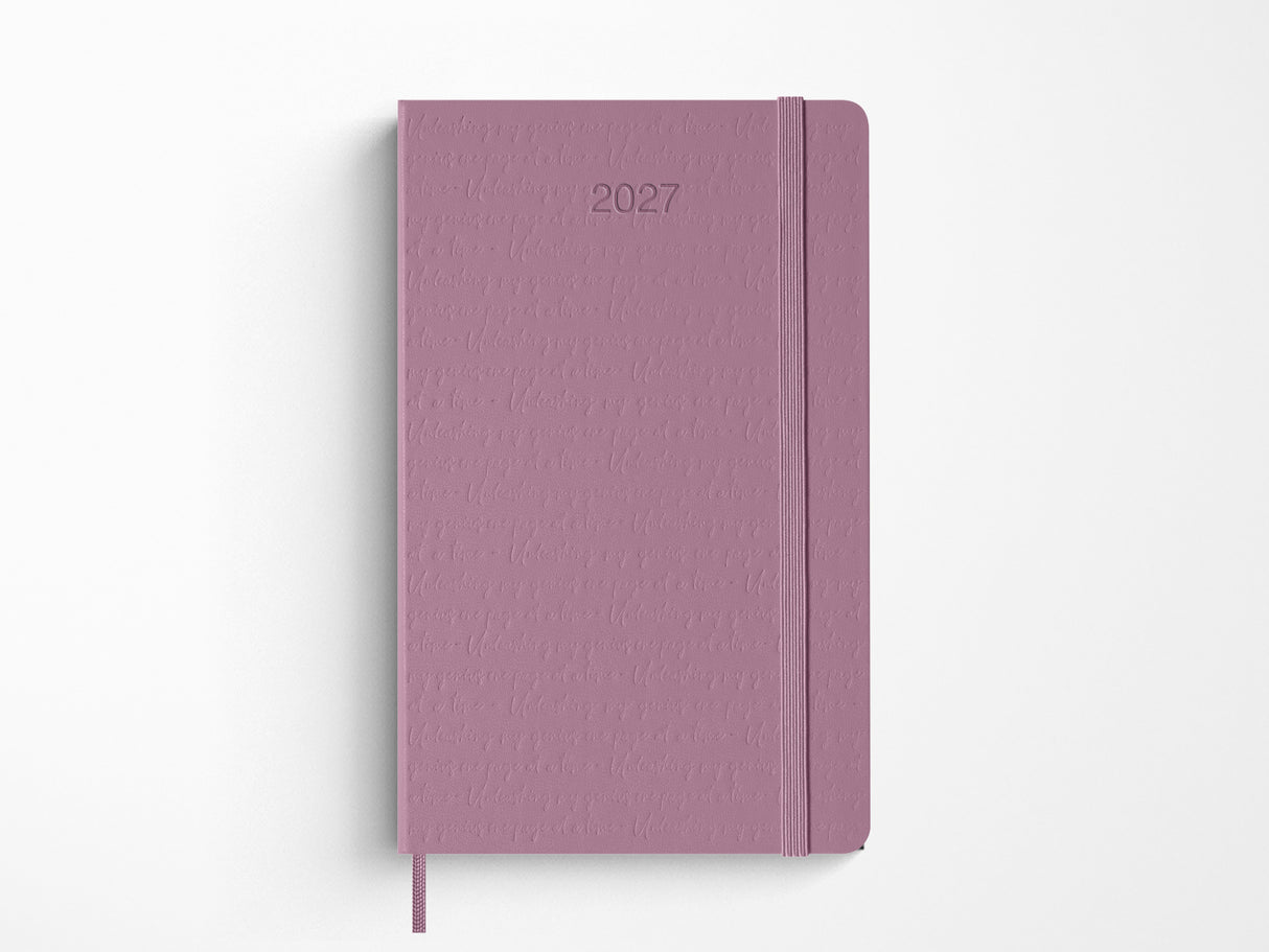 Moleskine 2027 Daily Planner - Majestic Pink Hardcover