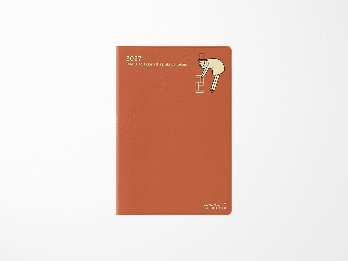 Midori Pocket Diary Mini Ojisan 2027