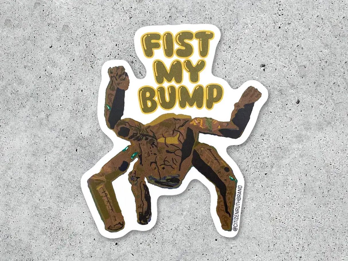 Project Hail Mary "Fist My Bump" Vinyl Sticker