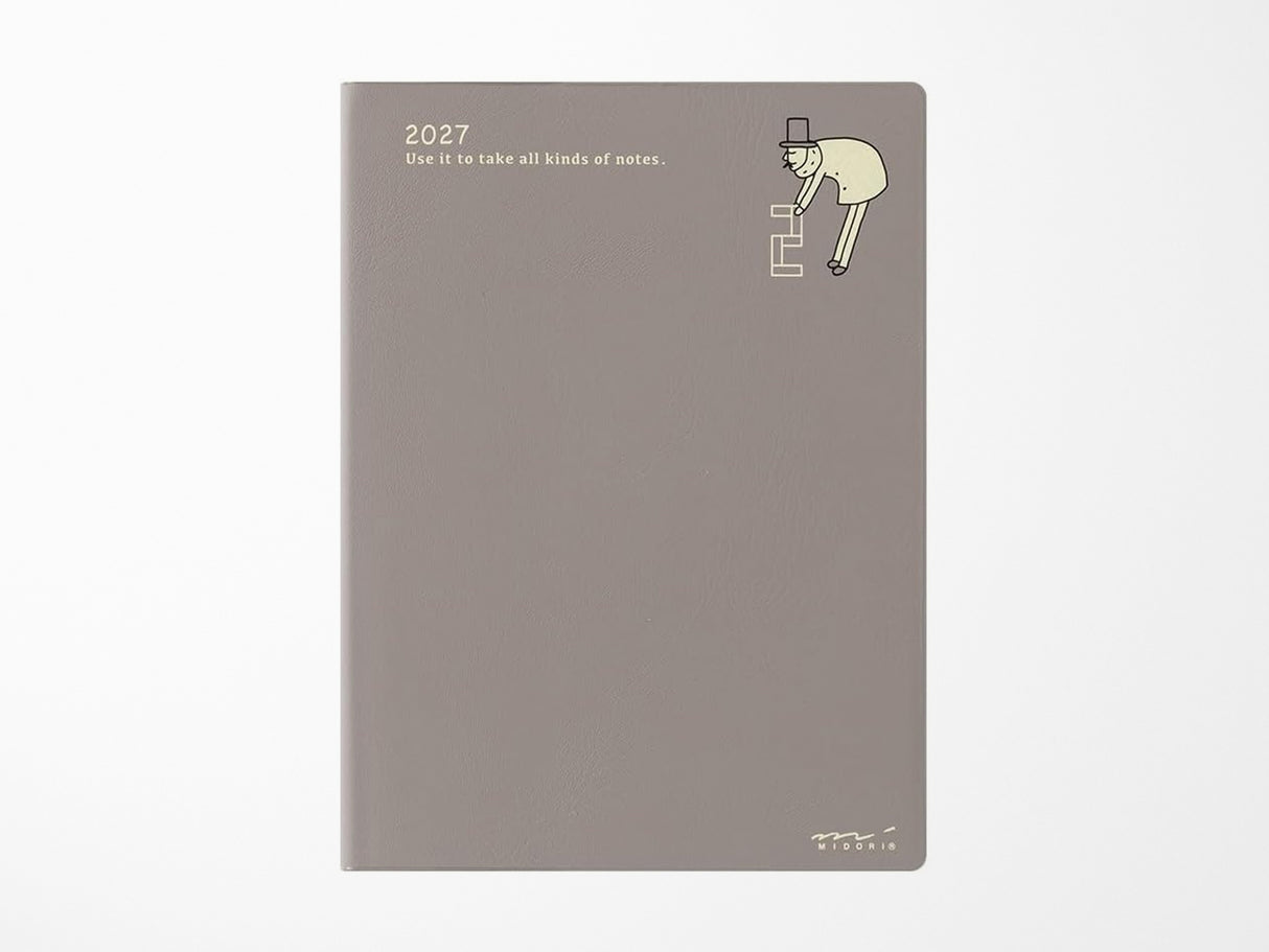Midori Pocket Diary B6 Ojisan 2027
