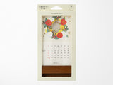 Midori Stand Calendar 2027 - Laser Cut Flowers