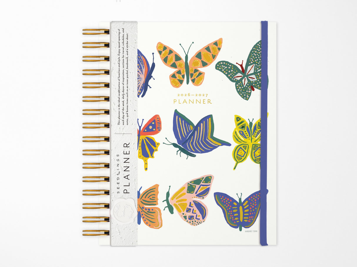 2026-2027 Butterfly Beauties Seedlings 17 Month Planner