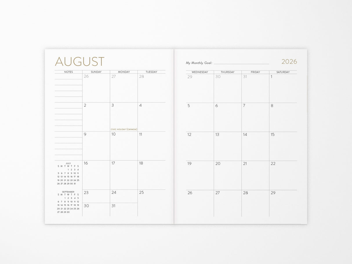 2026 - 2027 Lazy Daisy - Seedlings On the Go Planner