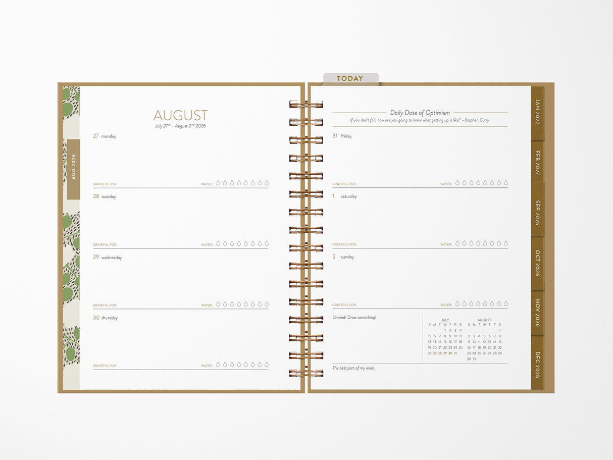 2026-2027 Menagerie Seedlings 17 Month Planner