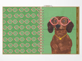 2027 Dachshund Spiral Bound Planner