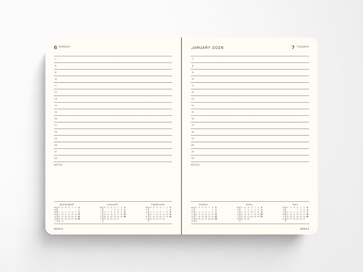 2027 Leuchtturm 1917 Daily Planner - BLACK