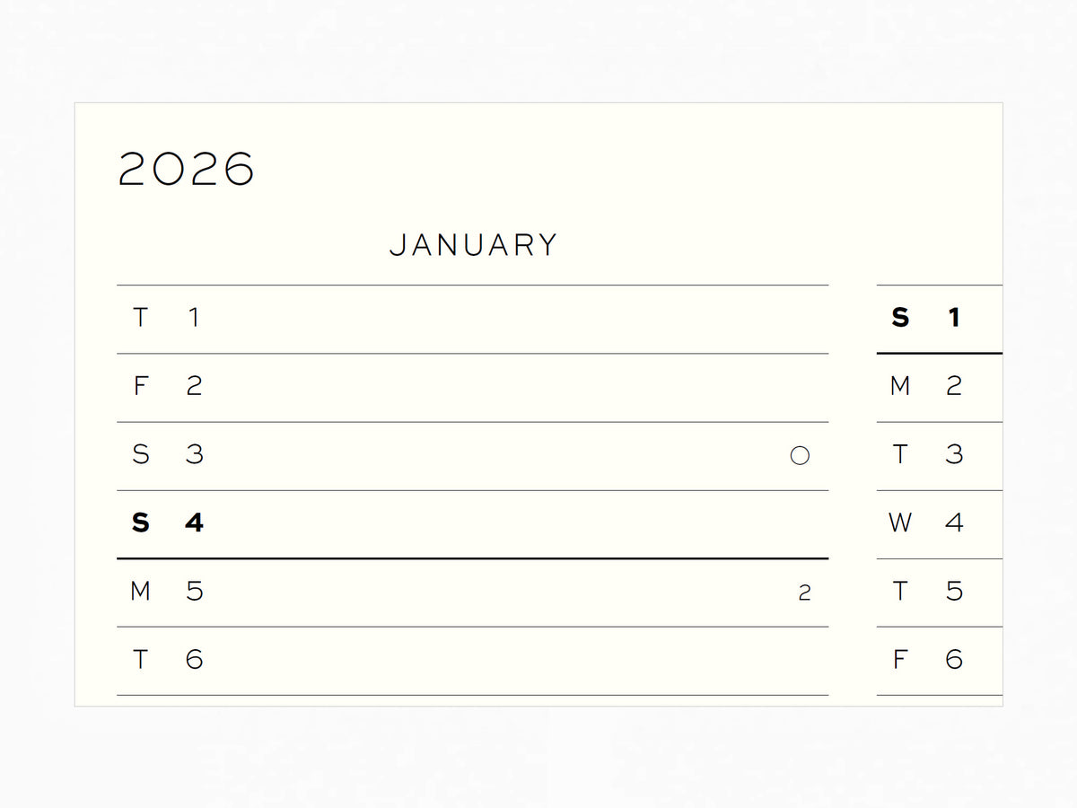 2027 Leuchtturm 1917 Daily Planner - BLACK