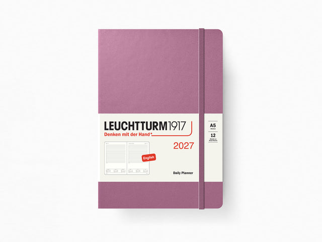 2027 Leuchtturm 1917 Daily Planner - DUSTY ROSE