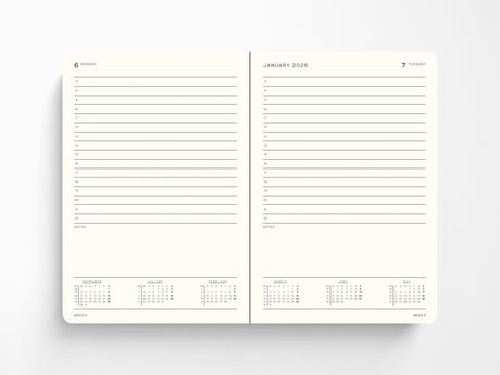 2027 Leuchtturm 1917 Daily Planner Dotted - FOREST GREEN