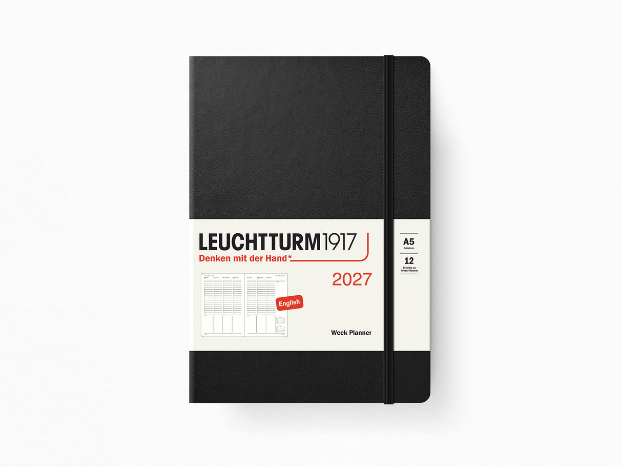 2027 Leuchtturm 1917 Week Planner - BLACK