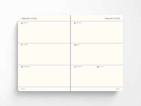 2027 Leuchtturm 1917 Weekly Planner - SUNFLOWER