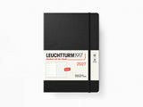 2027 Leuchtturm 1917 Weekly Planner & Notebook - BLACK Dotted