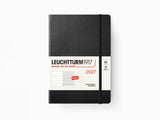 2027 Leuchtturm 1917 Weekly Planner & Notebook - BLACK