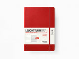 2027 Leuchtturm 1917 Weekly Planner & Notebook - CHERRY Softcover