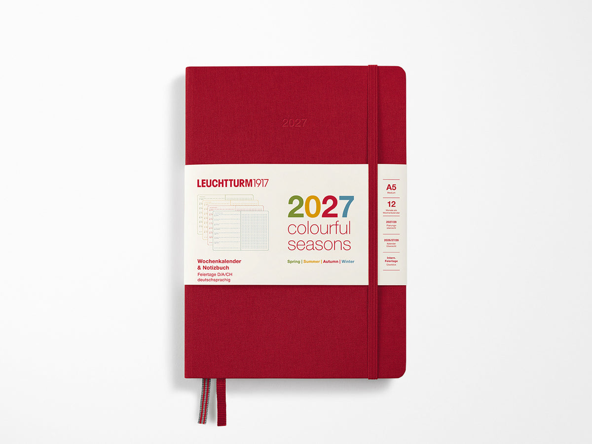 2027 Leuchtturm 1917 Weekly Planner & Notebook - Colorful Seasons
