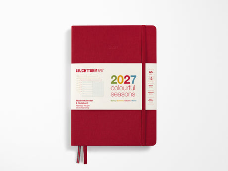 2027 Leuchtturm 1917 Weekly Planner & Notebook - Colorful Seasons