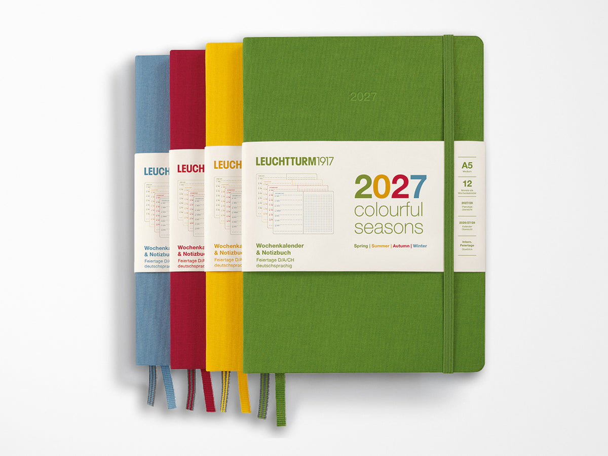 2027 Leuchtturm 1917 Weekly Planner & Notebook - Colorful Seasons