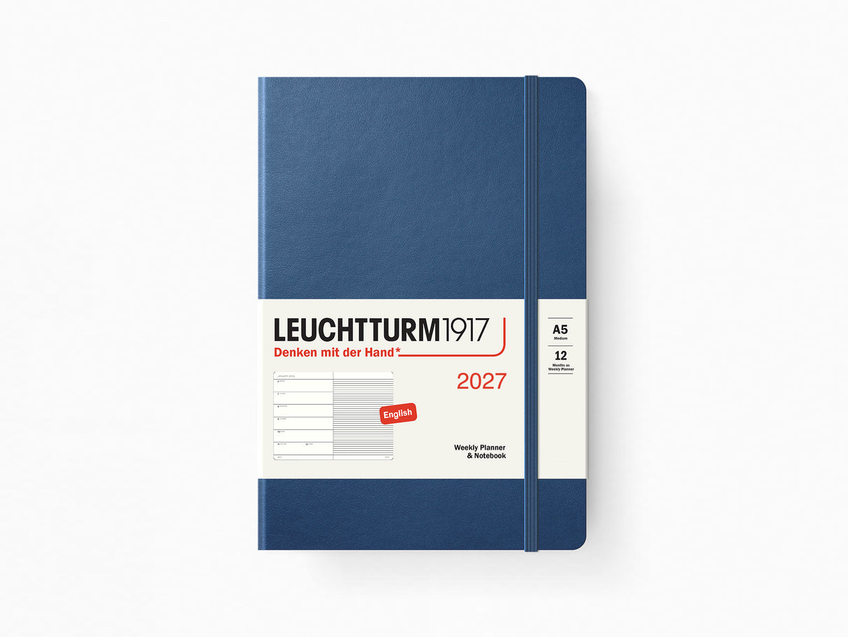 2027 Leuchtturm 1917 Weekly Planner & Notebook - INDIGO Softcover