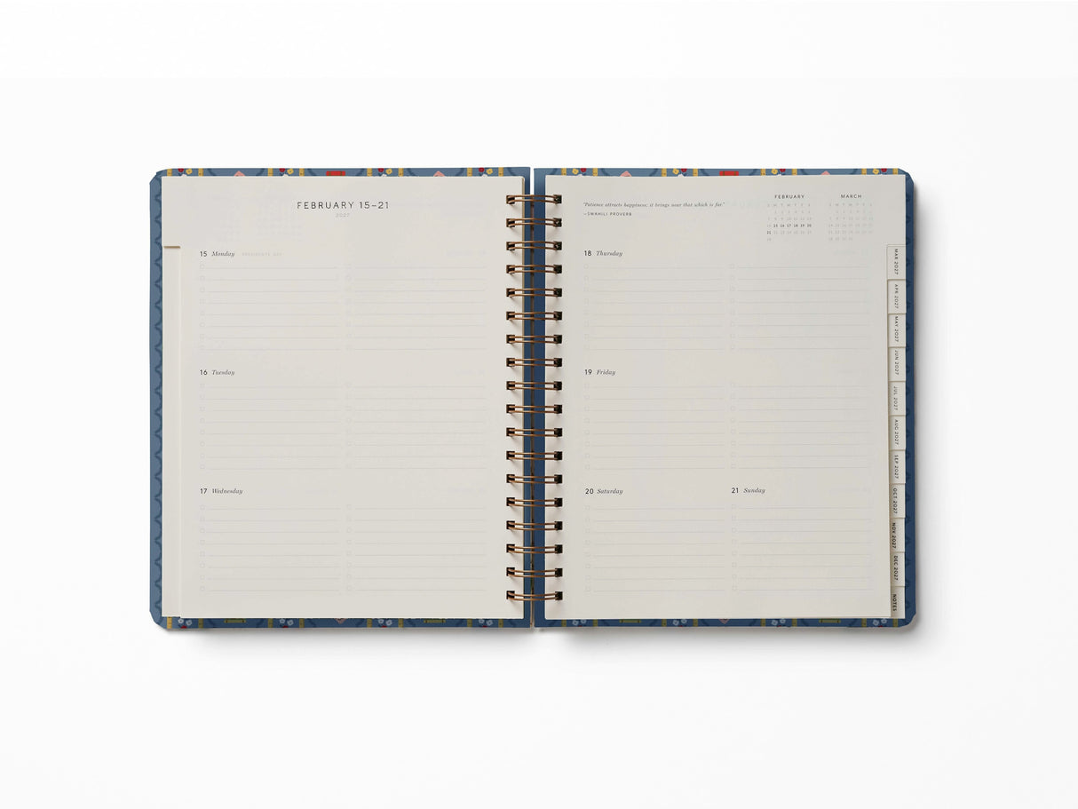 2027 Schoolhouse 17-Month Academic Hardcover Spiral Planner