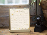 Midori Desk Calendar 2027 - Small Cat