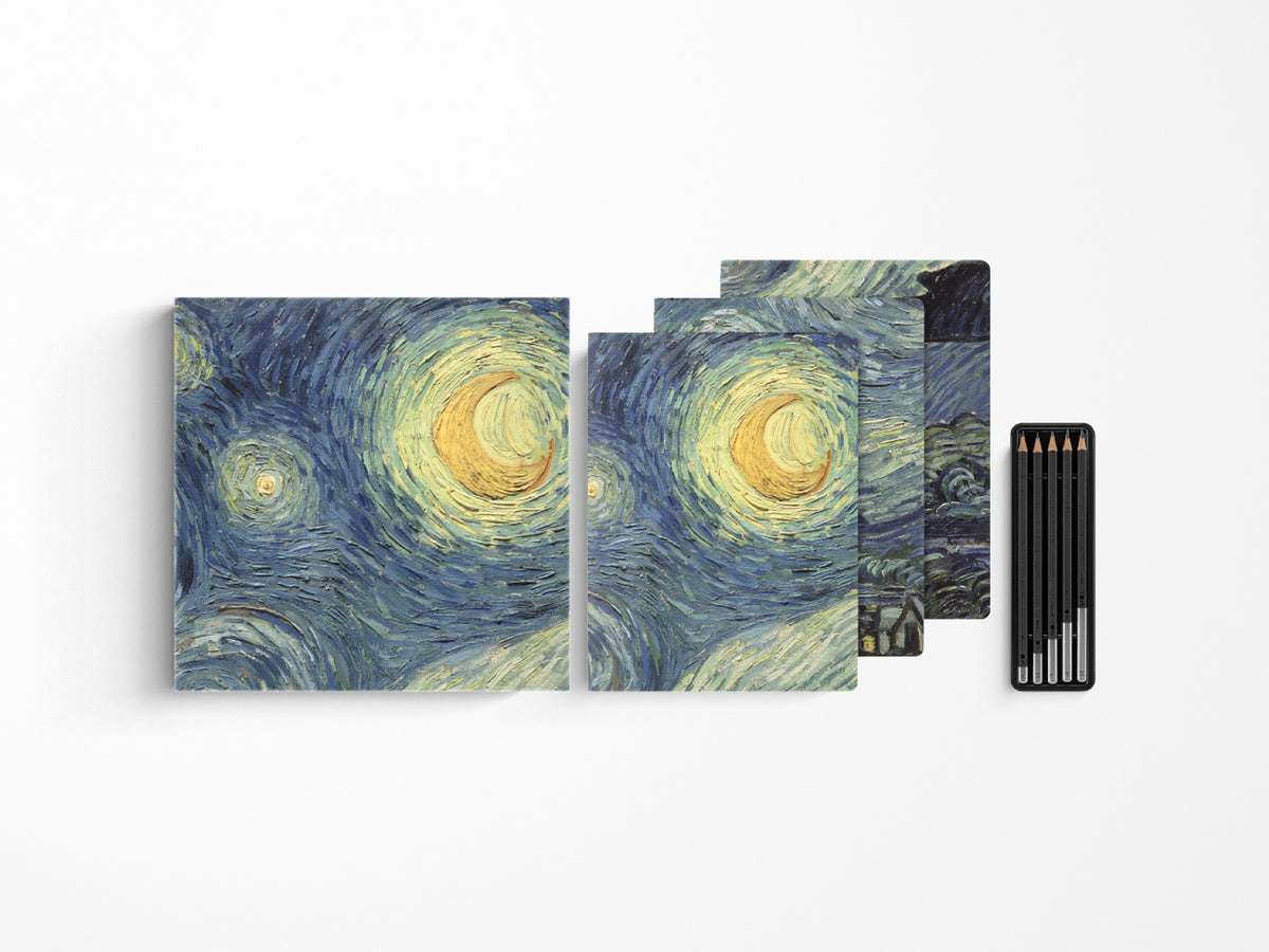 Moleskine MoMA Vincent van Gogh Drawing Bundle Set