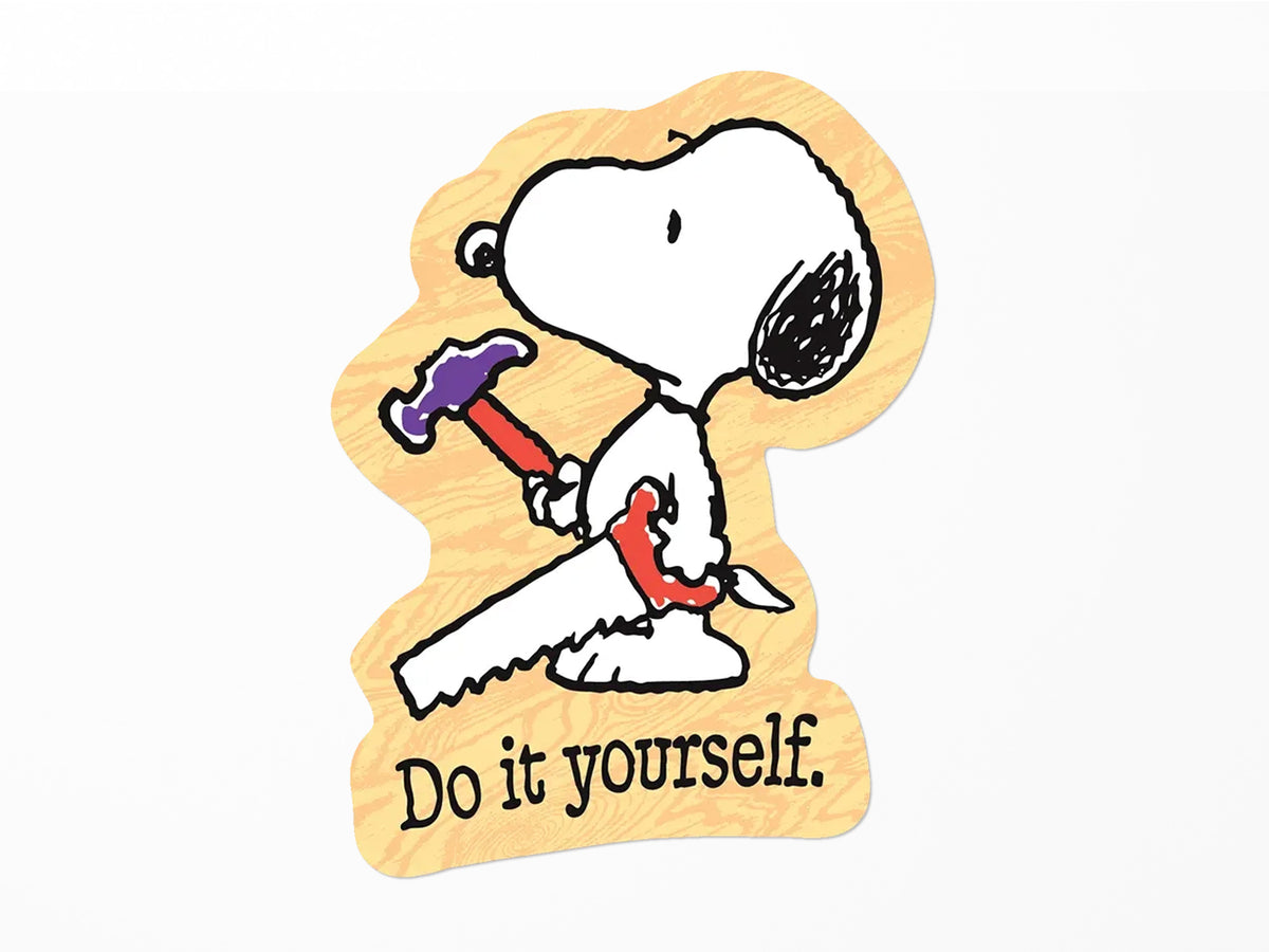 DIY Snoopy Home Improvement Die Cut Sticker