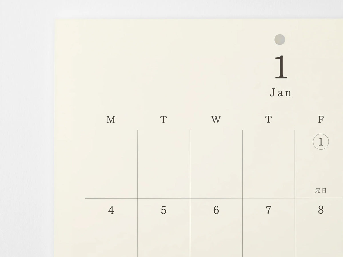 MD Wall Calendar 2027 Bi Folded A4