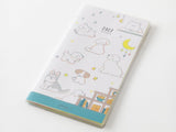 Midori Pocket Diary Slim Dog 2027