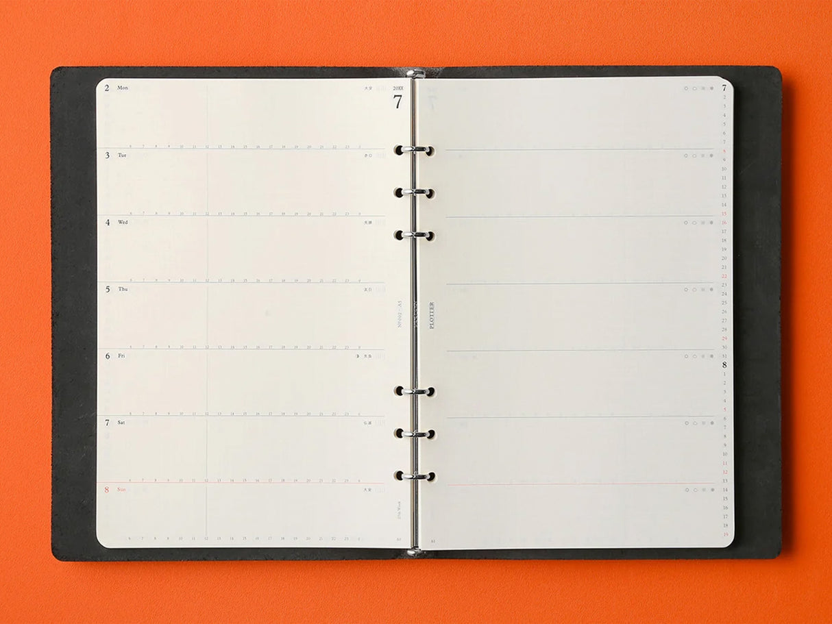 PLOTTER Refill Weekly Schedule Refill 2027 - A5 Size