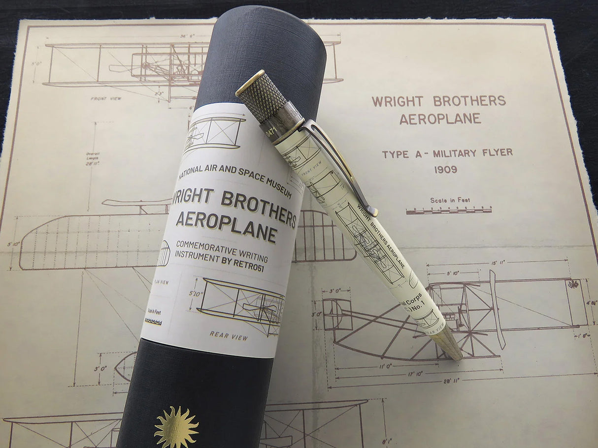 Retro 51 Smithsonian Collection Rollerball Pen - Wright Brothers Aeroplane
