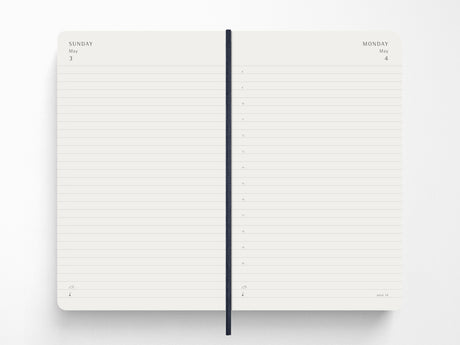Moleskine 2027 Daily Planner - Sapphire Blue Soft Cover