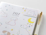 Midori Pocket Diary B6 Dog 2027