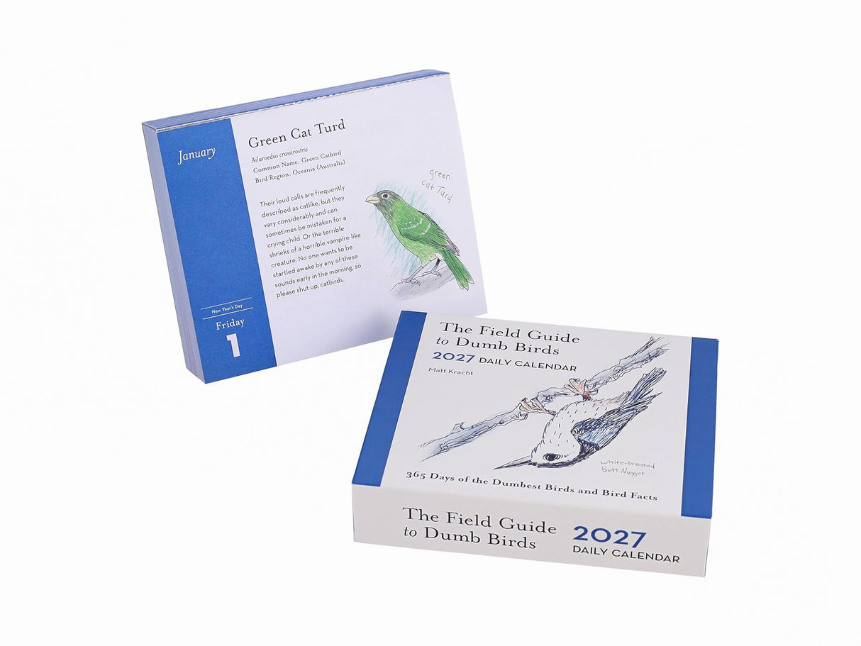 The Field Guide to Dumb Birds 2027 Daily Calendar