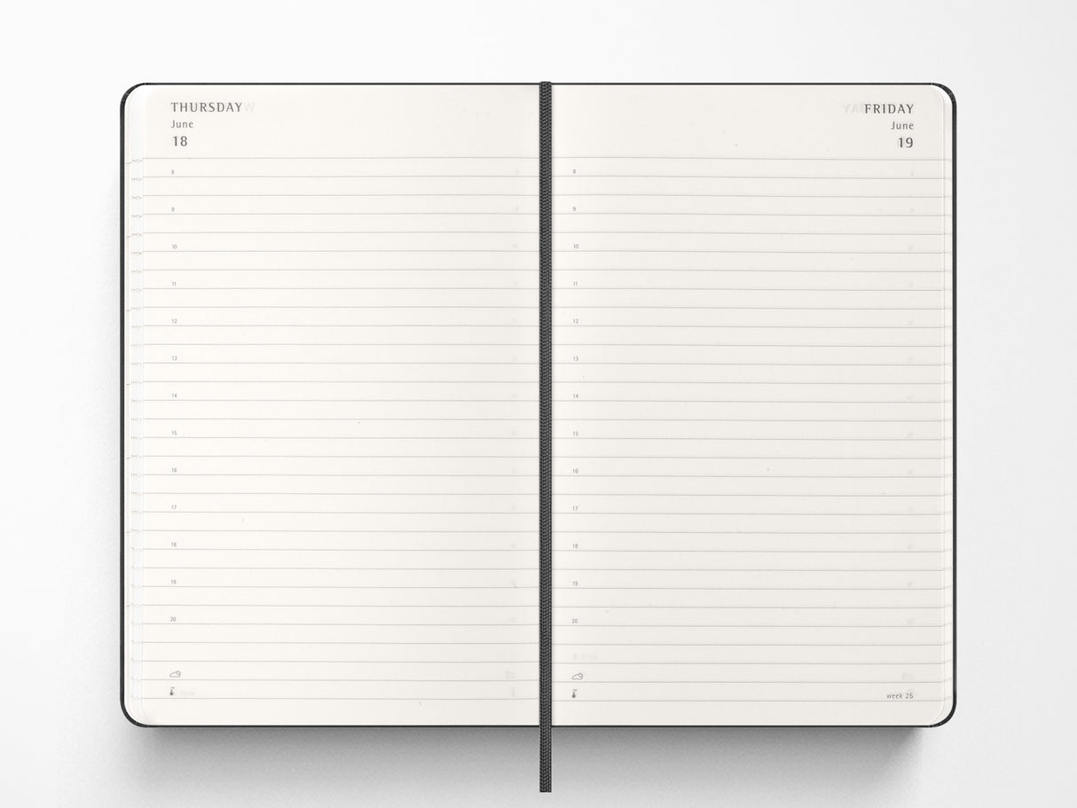 Moleskine 2027 Daily Planner - Black Hardcover