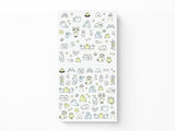 Midori Stickers - 2738 Lined Monster